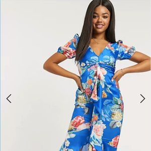 Lipsy Puff Sleeve Ruffle Dress